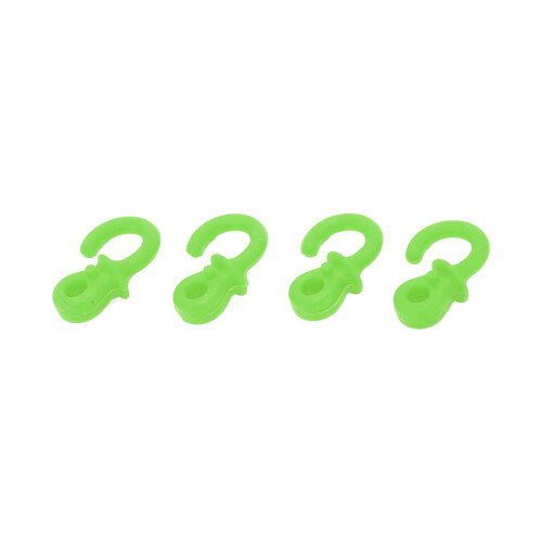 4PCS Green Archery Bow String Silencers for Compound Bows, 14g