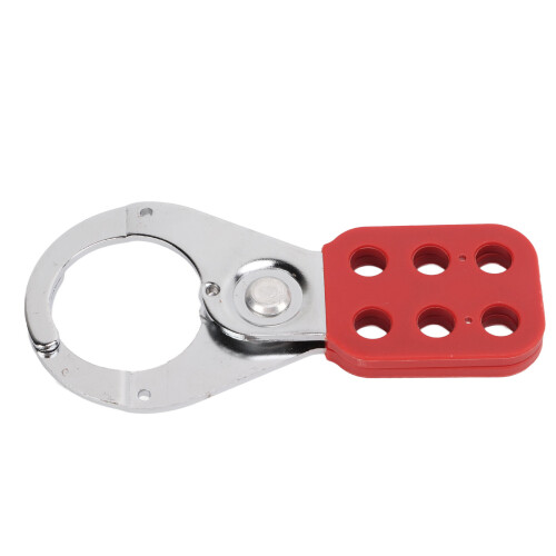 38mm Lockout Hasp with Padlock, 6 Hole Industrial Security Lock 2