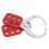 38mm Lockout Hasp with Padlock, 6 Hole Industrial Security Lock 15