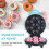 Mini Donut Maker 7-Hole 24.5x8x6.5 cm Green 4