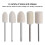 25Pcs Felt Polishing and Buffing Wool Bits for Rotary Tool Grinding 4