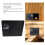 Auto USB Chicken Coop Door 1067g 34.5x29cm Black 15