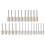 25Pcs Felt Polishing and Buffing Wool Bits for Rotary Tool Grinding 13