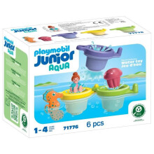 PLAYMOBIL 71776 Trio schwimmende Tassen & Tiere, Playmobil junior aqua & tinti, 6 Teile, Ab 12 Monaten