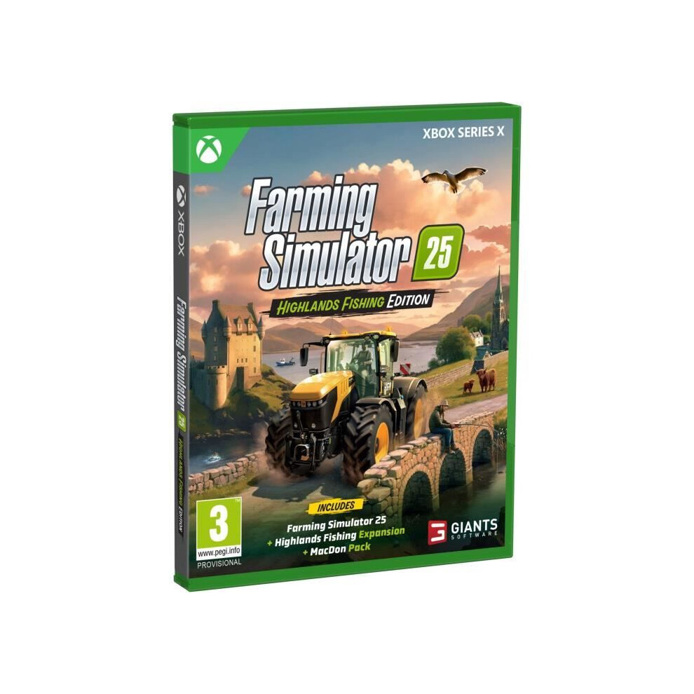 Aucune Farming Simulator 25: Highlands Fishing Edition - Spiel Für Xbox Series X