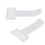 10 Pcs Clear Plastic Card Clips, 7.4cm Parking Ticket Holders 1