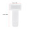 10 Pcs Clear Plastic Card Clips, 7.4cm Parking Ticket Holders 8