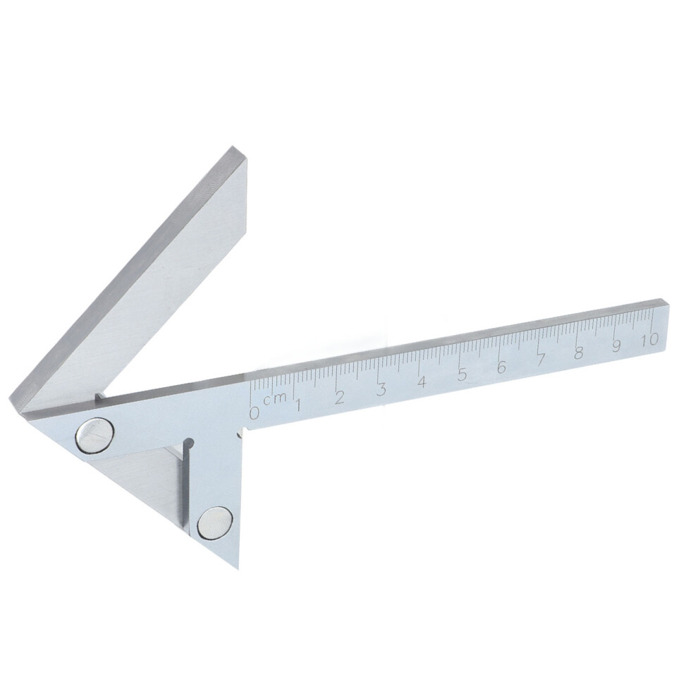 Center Gauge 100X70mm Stainless Steel Line Ruler For Woodworking Scribing Tool 9401388241824