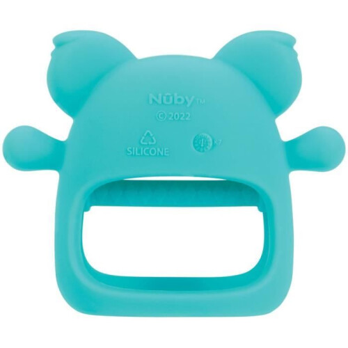 Nuby Zahnungshandschuhe - NUBY - Koala - Silikon - Blau 1