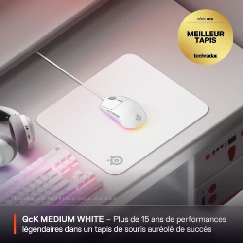SteelSeries Gaming-Mauspad - STEELSERIES - QcK M - Weiß 2