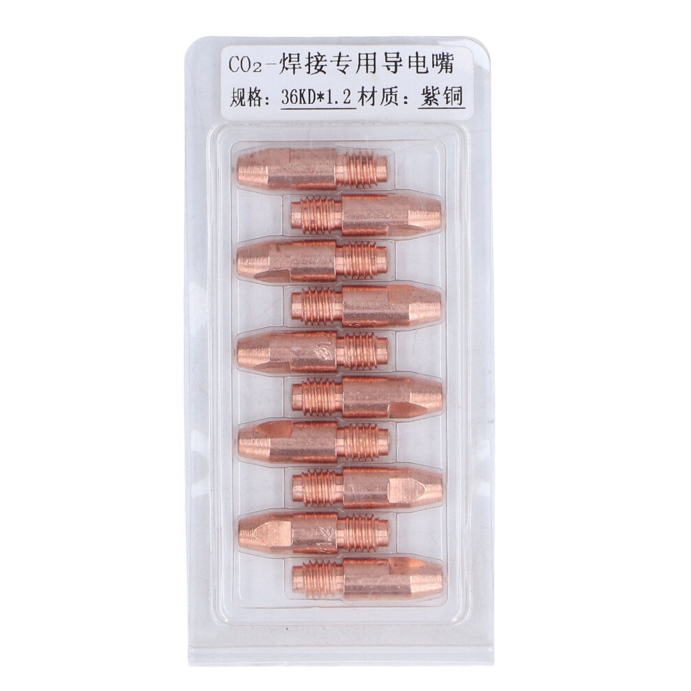 Copper MIG Welding Tips 10 Pack 1.2mm
