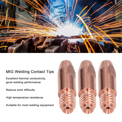Copper MIG Welding Tips 10 Pack 1.2mm 2
