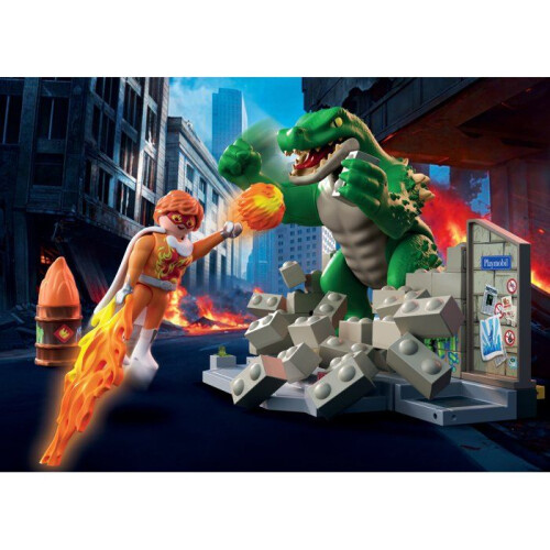 PLAYMOBIL Playmobil Hjälte Strider Mot Jätteödla 1