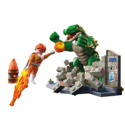 PLAYMOBIL Playmobil Hjälte Strider Mot Jätteödla 2