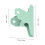 Durable Green Paper Clips 10x5.2x3.5cm for Office Use 10