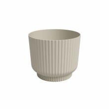 ARTEVASI Blumentopf - Miami Wavy - 30 cm - 13 L - Creme - Abmessungen: 29,7x29,7x25,1 cm