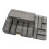 Double Layer Bait Box Gray 11x6.7x21.5cm 7