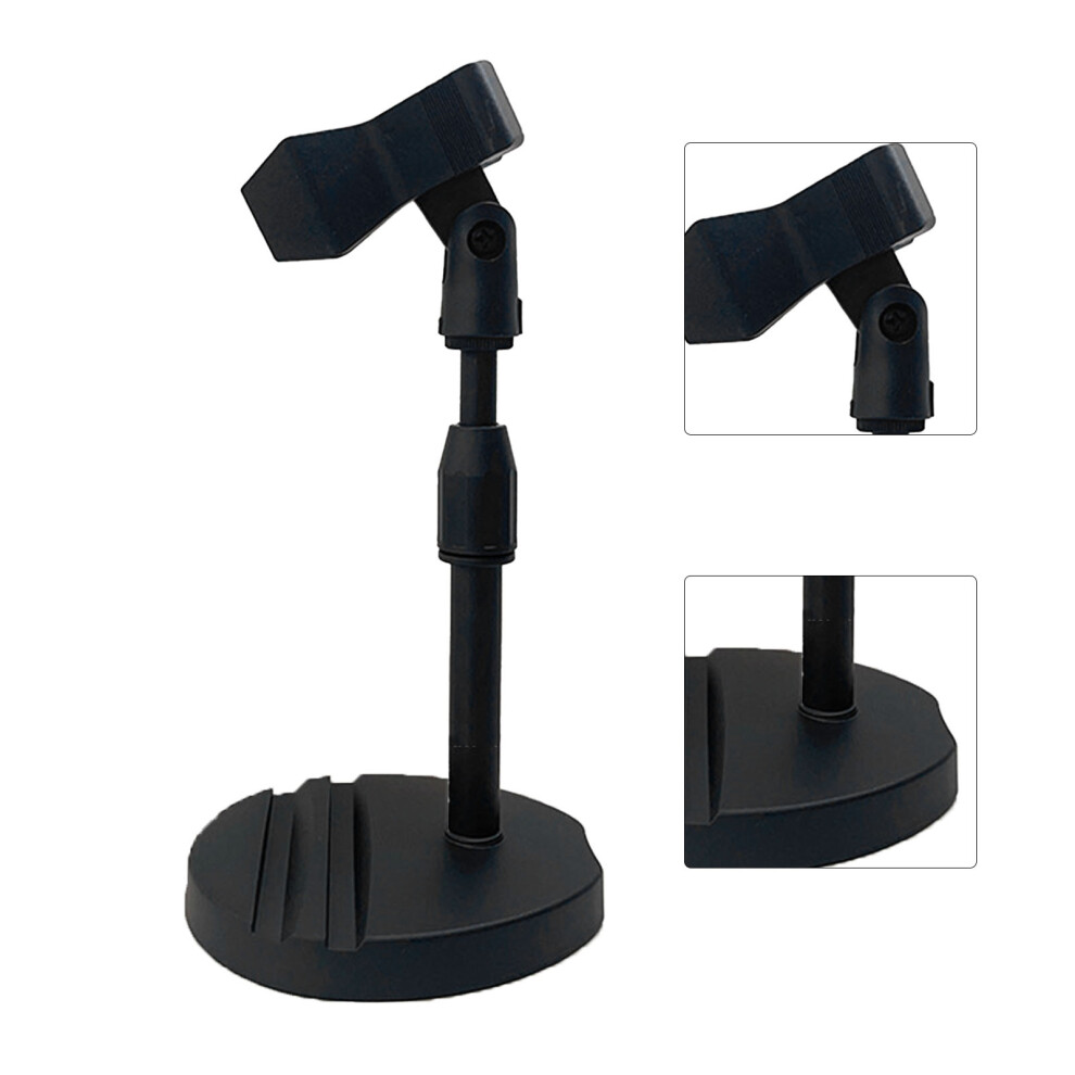 Light/Black Mini Nail Stand Handheld Uv Holder 360 Rotation 12.7X31.6cm
