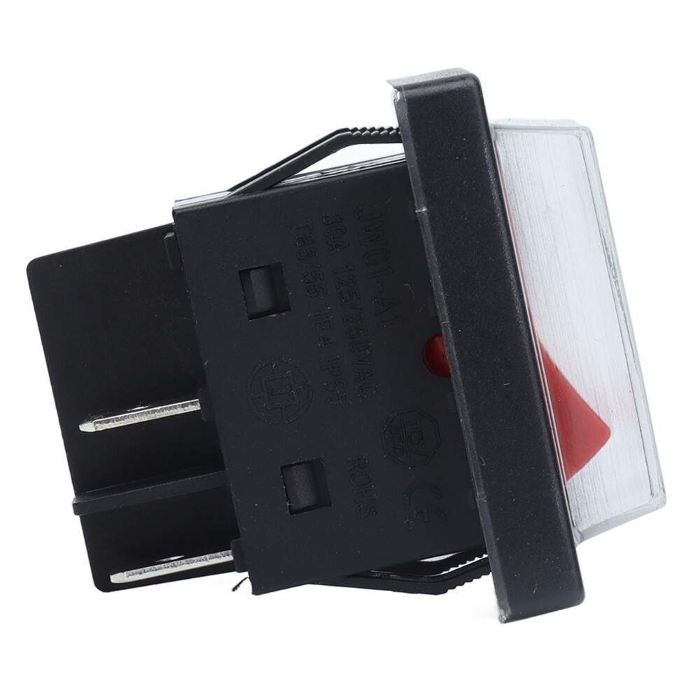 Equipment Rocker Switch 4Pin Abs Waterproof Cover 125/250Vac 7901390524134