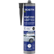 Mastik Auto/Boot - BOSTIK - Fixpro MSP 104 - Kleber und Dichtstoff - Widerstandsfähig gegen Witterungseinflüsse und Meerwasser - Schwarz - 290 ml