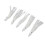 5Set Luminous Cuttlefish Fish Hooks Baits Tackle 18# Stainless Steel 1
