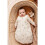Mini-Decke - CANDIDE - 55 cm - 0/3 Monate - Weiß mit Tiger-Muster 4