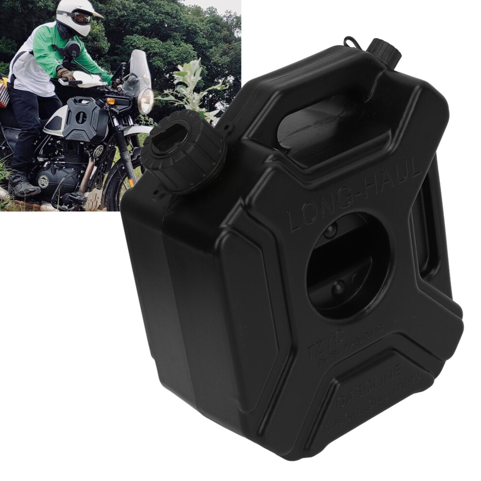 3L Fuel Oil Petrol Storage Can For Car Motorcycle Atv Off-Road Vehicles Black 8461388242680