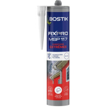 Mastik-Kleber - BOSTIK - Fixpro MSP 117 - Extreme Bedingungen - Innen/Außen - Weiß - Kartusche 290 ml