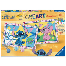 Ravensburger – CreArt Junior – Kunstnummer – Stitch – Malen nach Zahlen Set – Ab 5 Jahren – 12023214