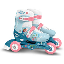 Rollschuhe 2-in-1 - DIE EISKÖNIGIN - Mädchen - Blau - Größe 27-30
