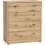 Commode TEMPRA 4 Drawers - Artisan Oak Decor – L 73.7  D 34.8  H 85.5 cm 1