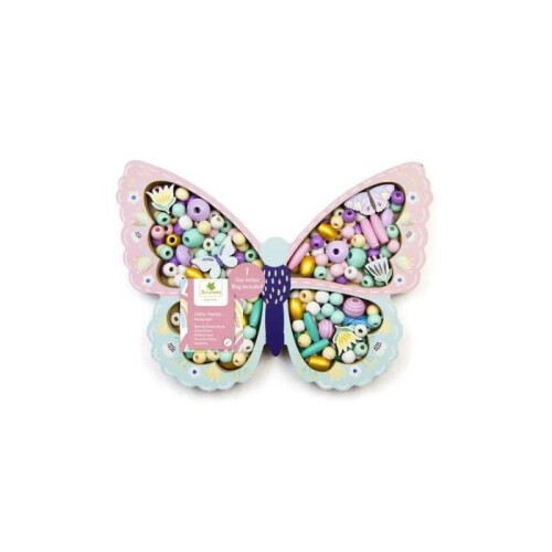 Caixa de pérolas de madeira - SYCOMORE - Borboleta - A partir de 4 anos