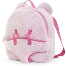 Rucksack für Puppen - COROLLE - Rosa Plüsch für Puppen 30 cm - Ab 3 Jahren