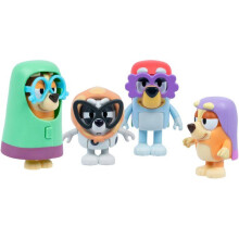 Set of 4 figurines - BLUEY - The Grandmothers - From 3 years old