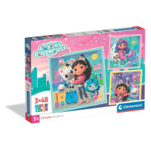 CLEMENTONI - 3x48 Teile - Gabby's Dollhouse