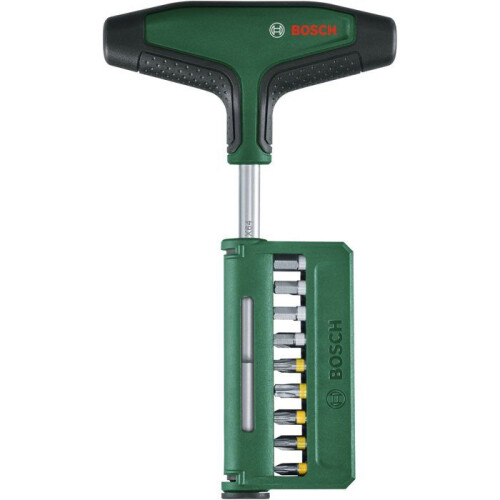 Bosch 19-piece screwdriver set with T-handle BOSCH - Shaft 100 mm 1