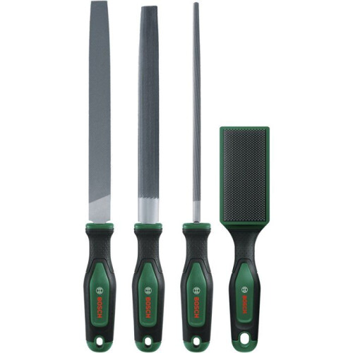 Bosch Feilen-Set 200 mm/8" BOSCH - Mit Bürste - 4 Stück