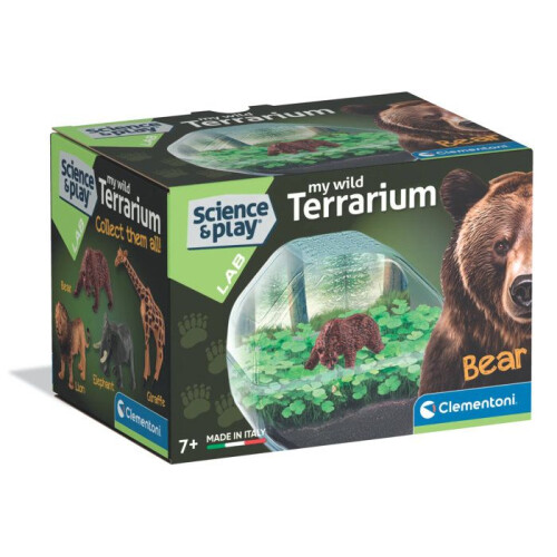 Clementoni CLEMENTONI - Mini Terrarium - Bear