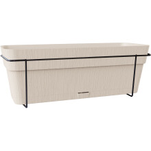 STEFANPLAST Balkonkästen ETHICA - 9 L - 50x18 x h17 cm - Weiß