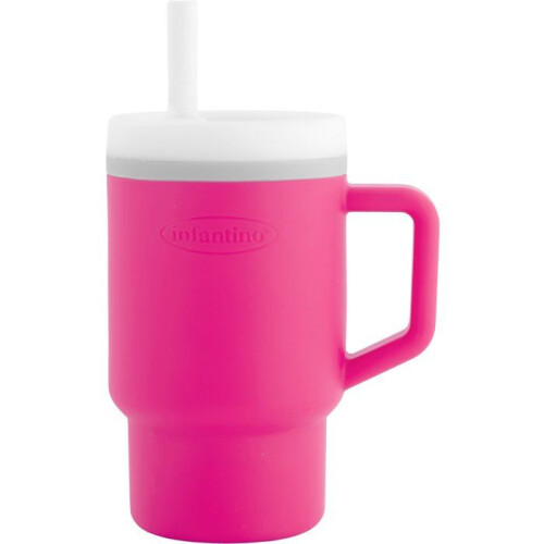 My first silicone cup - INFANTINO - 255 ml - Bubble gum