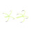 5Set Luminous Cuttlefish Fish Hooks Baits Tackle 18# Stainless Steel 4