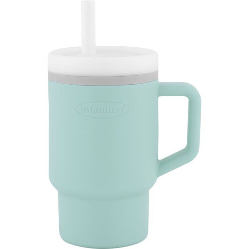 My First Silicone Cup - INFANTINO - 255 ml - Moody Blue
