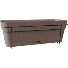 STEFANPLAST Balkonkästen ETHICA - 9 L - 50x18 x h17 cm - Taupe