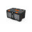3 Schubladen Organizer - WORX BY KETER - STACK N ROLL - 48 x 33 x 23 cm - Schwarz 2