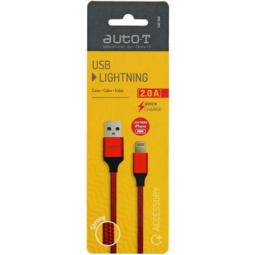 Kabel - AUTO T - 540346 - USB 2.0 - Lightning 2