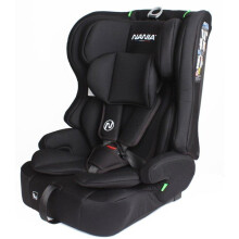 Autokindersitz - NANIA - RIO - Gruppe 1/2/3 - 76-150 cm - I-Size - Sitzverkleinerer - Schwarz