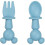 SET AUS 2 SILIKON-BESTECK - 2 TEILE Silikonbesteck-Set MICKEY 1