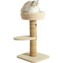 Kratzbaum für Katzen - ZOLUX - Stabil - Ruhebereich - Spielmaus - Sisal - 70 cm - Boreal - Beige