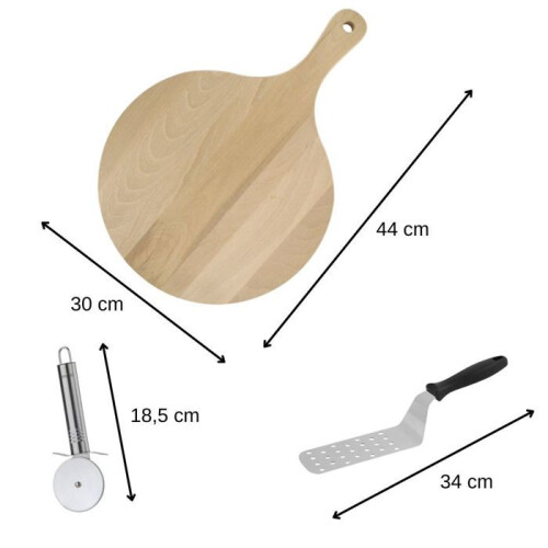Set aus 3 Pizzautensilien - FACKELMANN 2