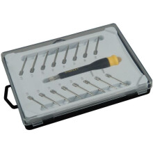 16-teiliges Mikro-Schraubendreher-Set - STANLEY - STHT0-62633 - Schlitz + Phillips + Sechskant + Torx
